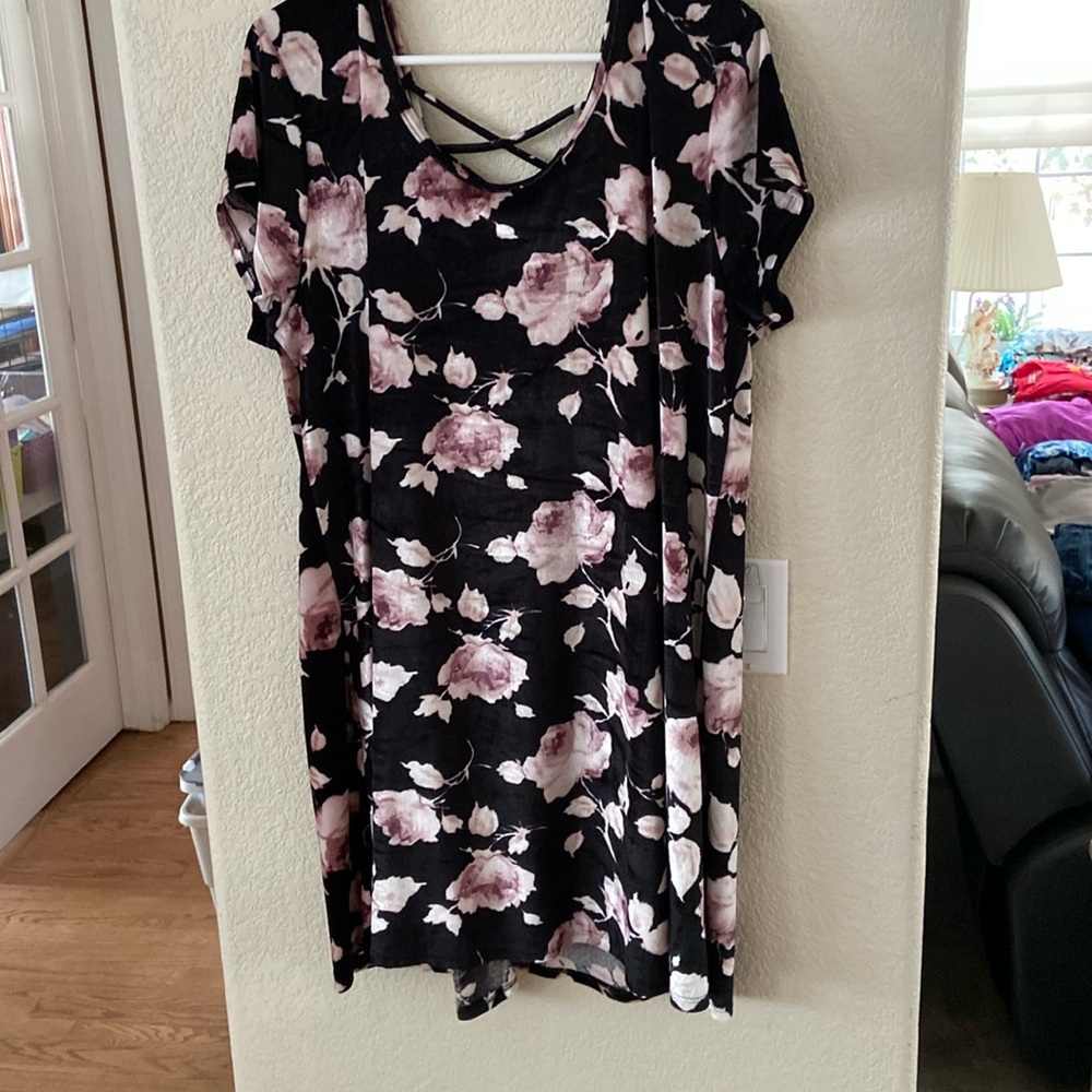 Plus size pretty skater dress